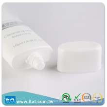 Cosmetic tube packaging oval shaped Hot stamping Surface handling